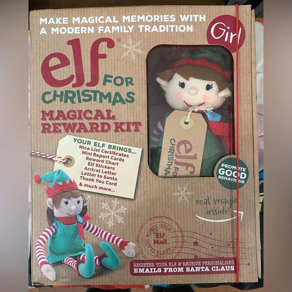 Elf For Christmas Magical Reward Kit Girl Positive Behavior Encourager New!